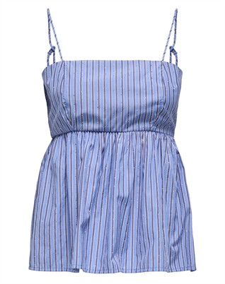 OnlAlva Strap Rhinestone Top - Perisan Jewel